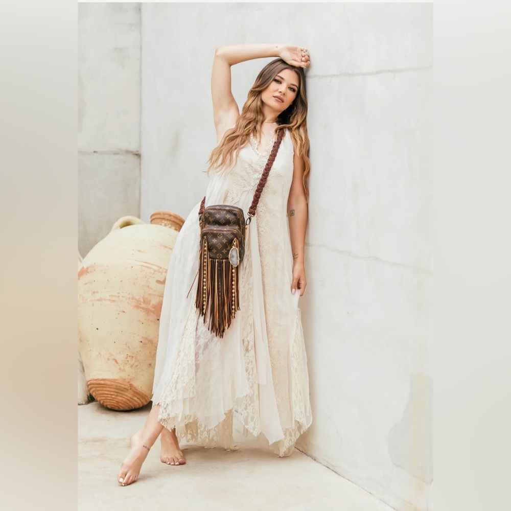 Vintage Boho Side Kick Louis Vuitton Shoulder Crossbody Bag